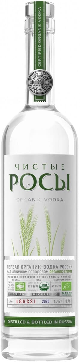 Водка "Чистые Росы"