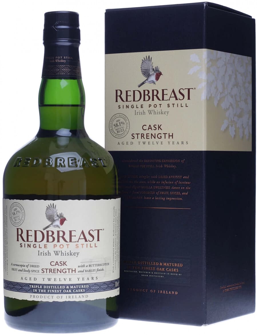 Виски "Redbreast" Cask Strength 12 Years Old (), gift box