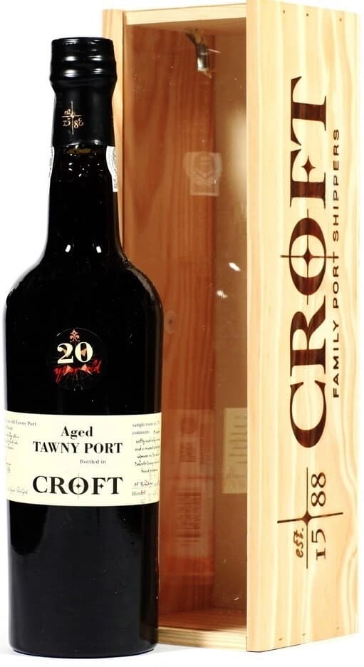 Портвейн Croft, Tawny Port 20 Years Old, wooden box