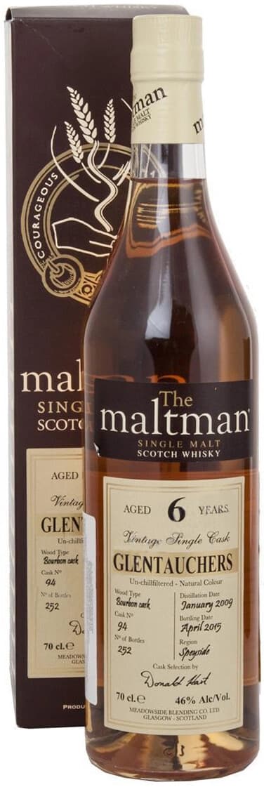 Виски "The Maltman" Glentauchers 6 Years Old, gift box