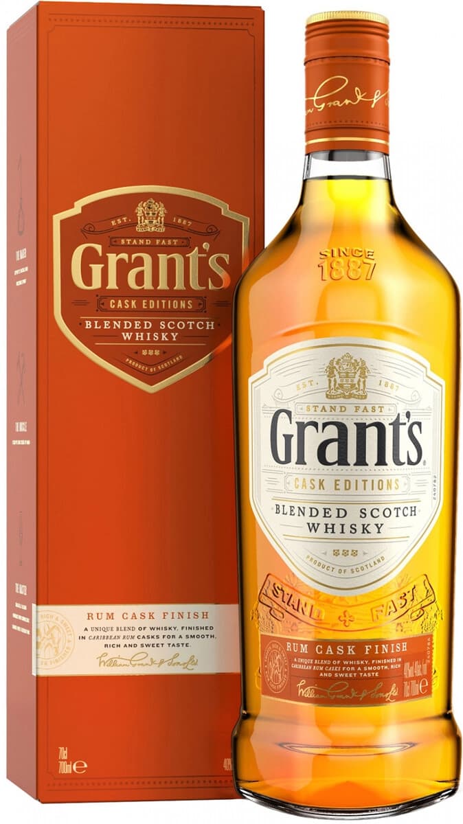 Виски "Grant's" Rum Cask Finish, gift box