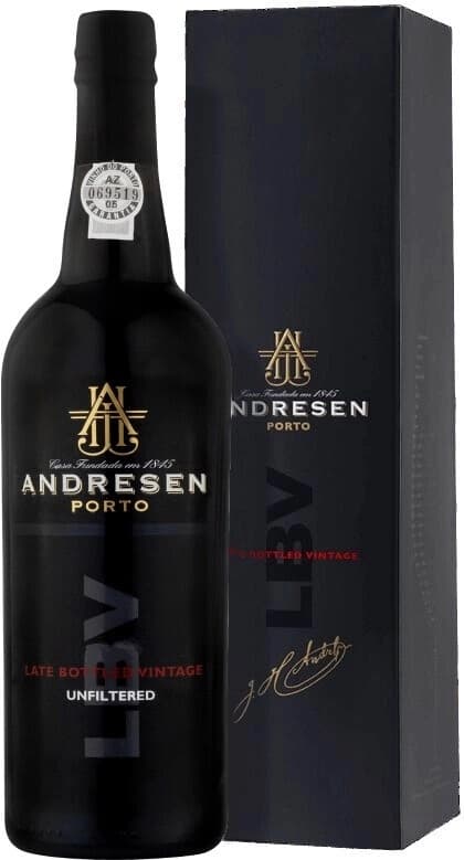 Портвейн Andresen, Late Bottled Vintage, 2017, gift box