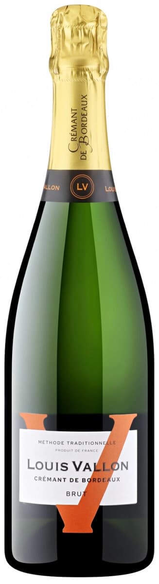 Игристое вино Louis Vallon, Cremant de Bordeaux AOC Brut
