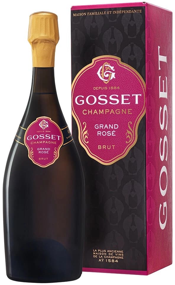 Игристое вино Gosset, Brut Grand Rose, gift box