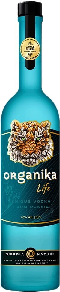Водка "Organika" Life, turquoise bottle