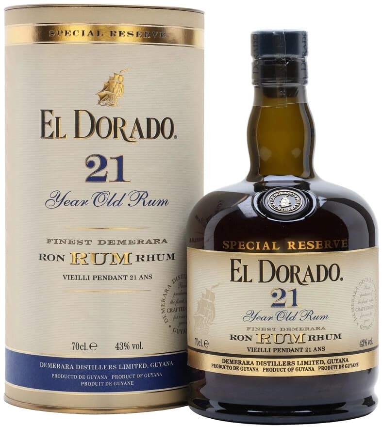 Ром "El Dorado" Special Reserve 21 Years Old, in tube