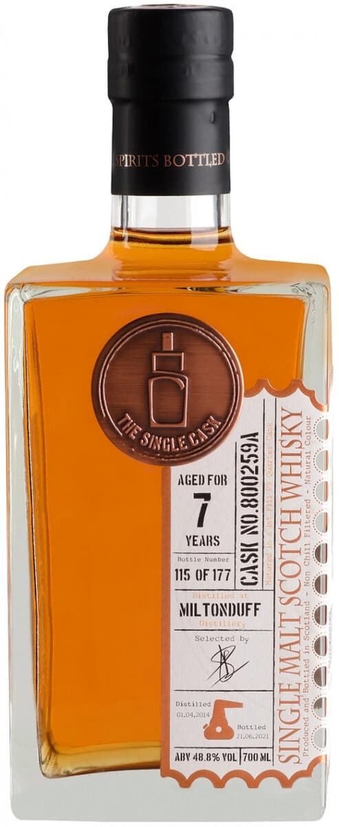 Виски The Single Cask, "Miltonduff" Cask № 800259A 7 Years Old