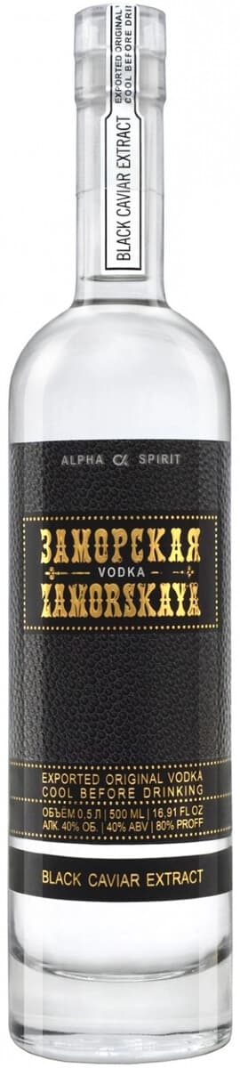 Водка "Заморская" Блэк