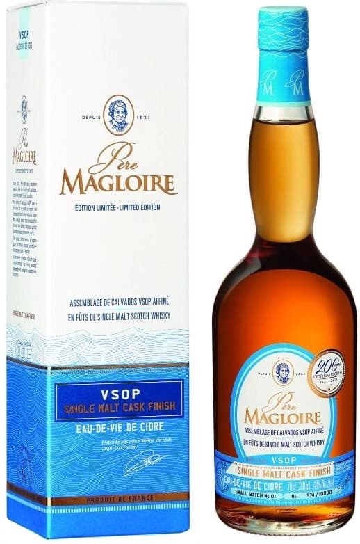 Кальвадос "Pere Magloire" VSOP Single Malt Cask Finish, gift box