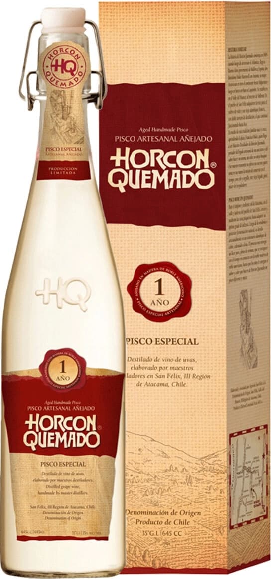 Писко "Horcon Quemado" Pisco Especial 1 Ano, gift box