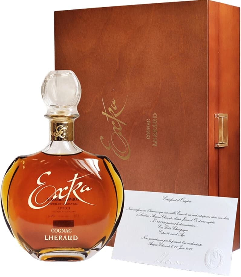 Коньяк "Lheraud" Extra 30 Years Old, wooden box