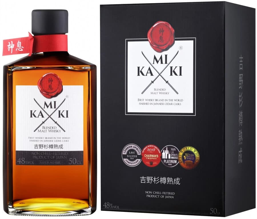 Виски "Kamiki" Original Blended Malt, gift box