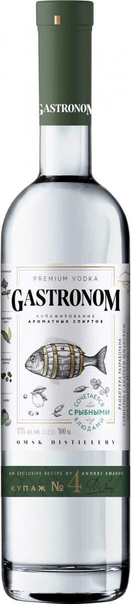 Водка "Gastronom" Blend №4 for Fish Dishes