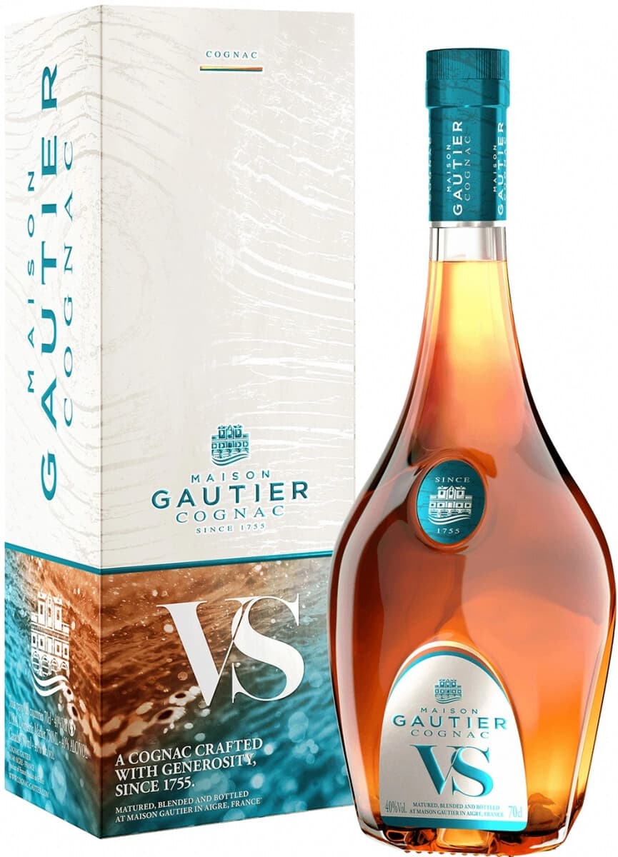 Коньяк Gautier V.S., gift box
