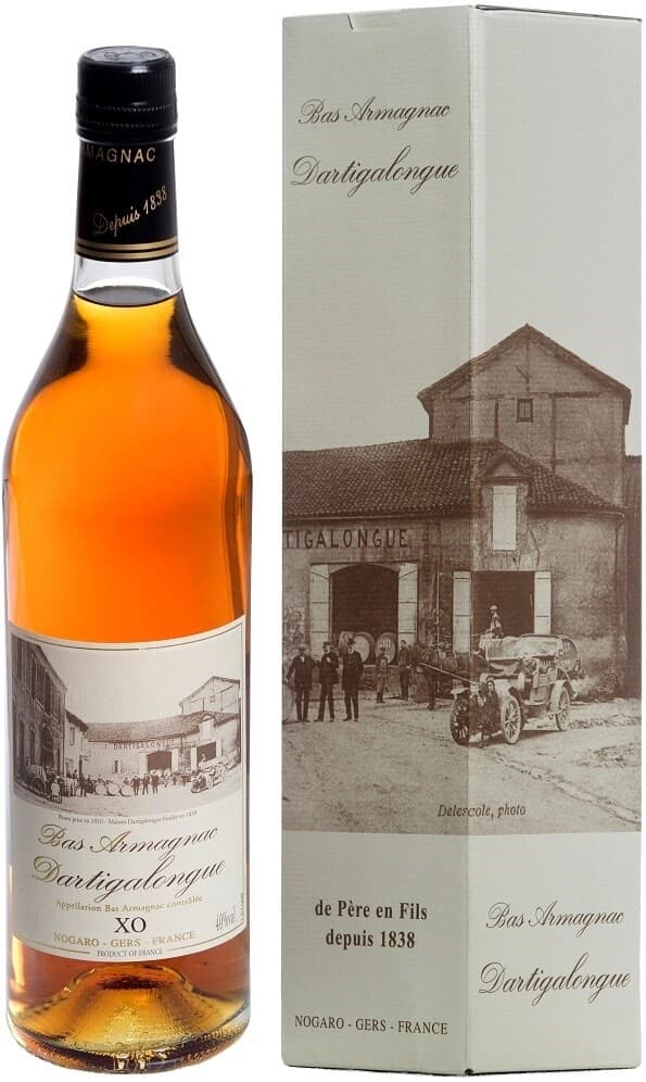 Арманьяк Dartigalongue XO, Bas Armagnac AOC, gift box