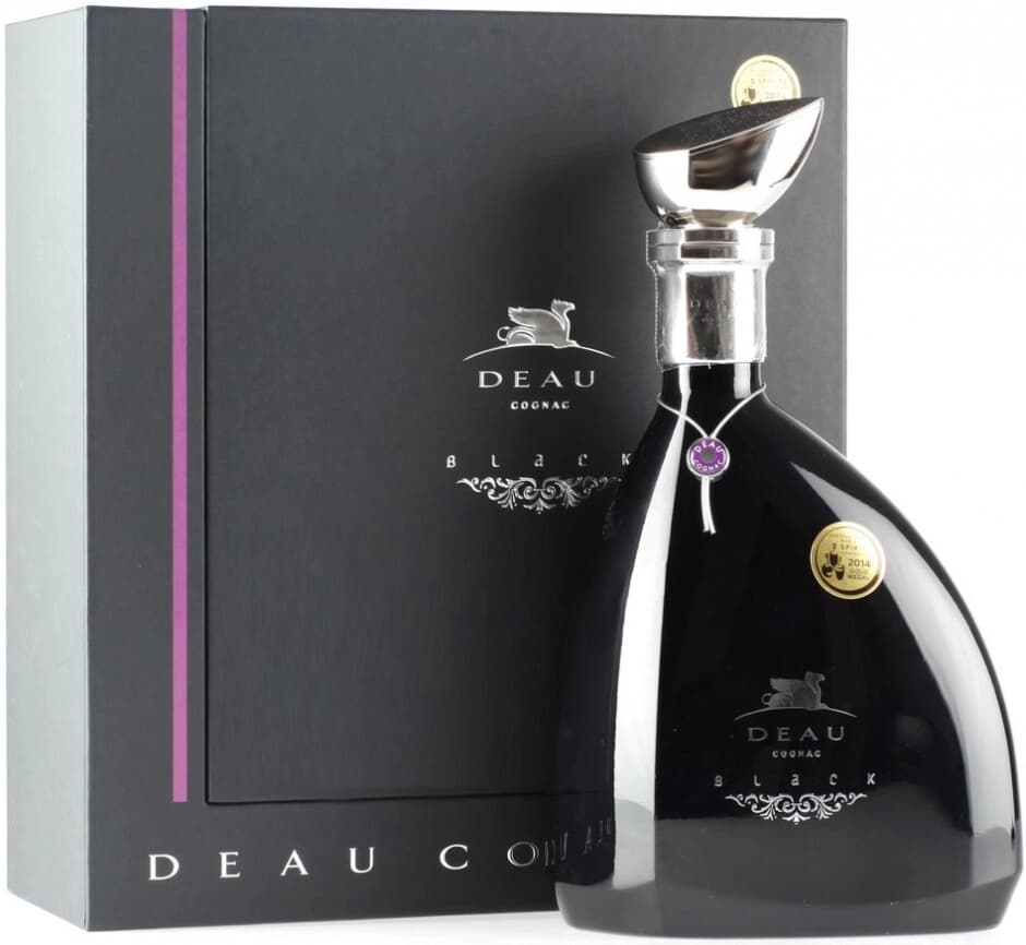 Коньяк Deau, "Black", gift box