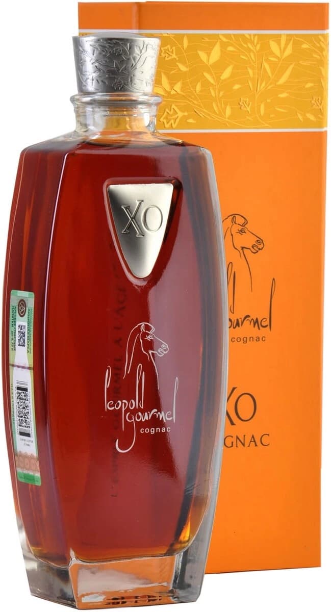Коньяк Leopold Gourmel, XO Cognac, carafe & gift box