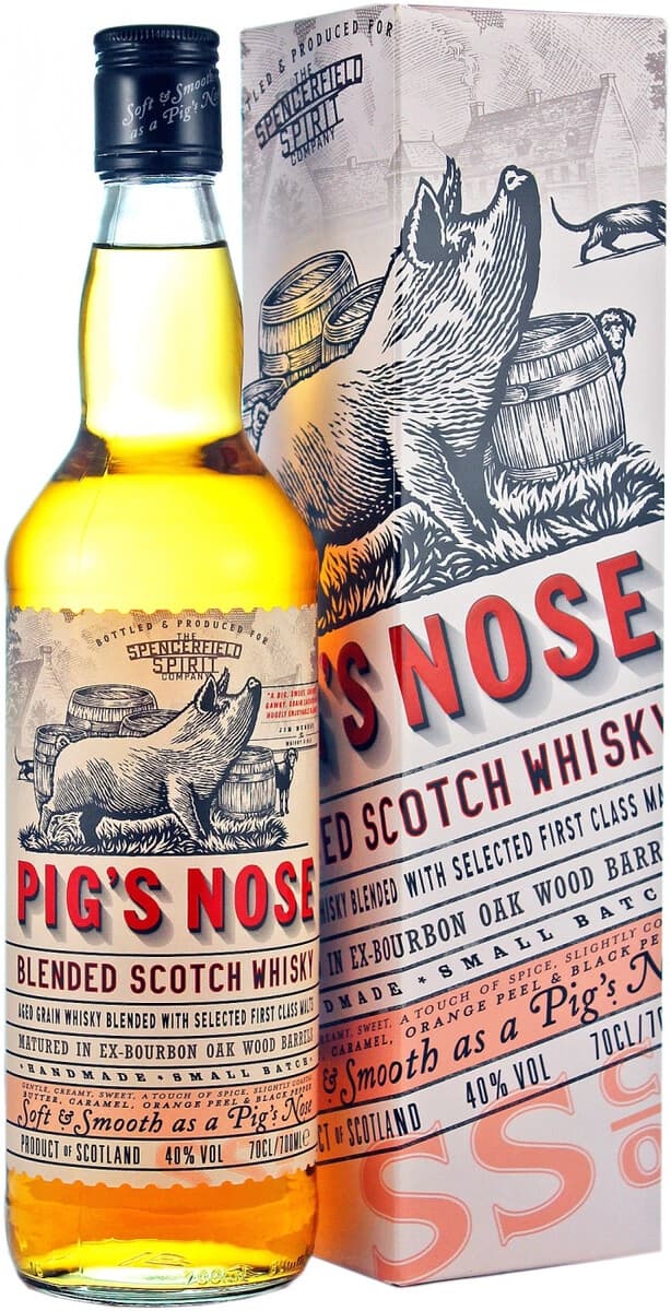 Виски Spencerfield Spirit, "Pig's Nose", gift box