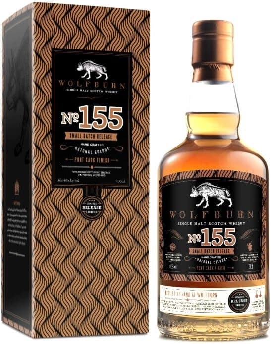 Виски Wolfburn, Small Batch №155, gift box
