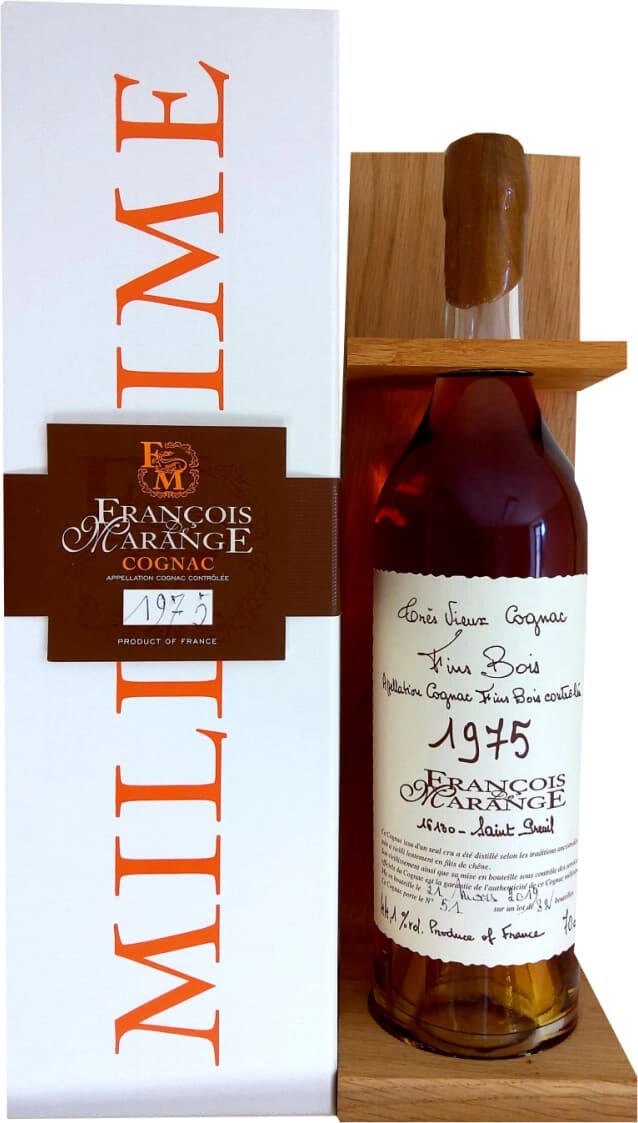 Коньяк Daniel Bouju, "Francois de Marange" Fins Bois AOC, 1975, gift box