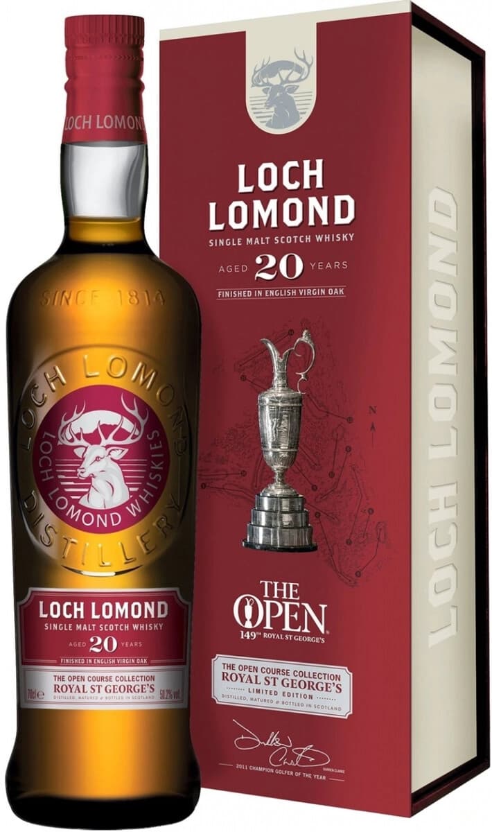Виски Loch Lomond, "The Open" 20 Years Old Royal St George's, gift box