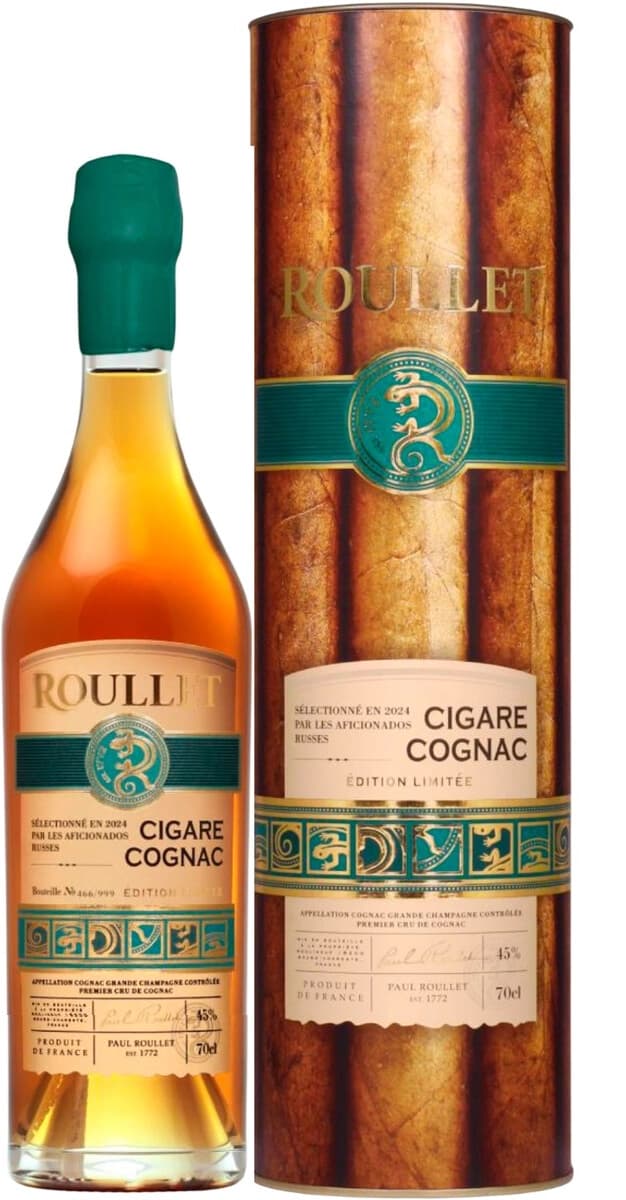 Коньяк "Roullet" Cigare, Grande Champagne AOC, in tube