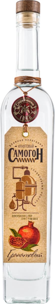 Ликер Стрижамент, Самогон крафтовый "Гранатовый", настойка горькая