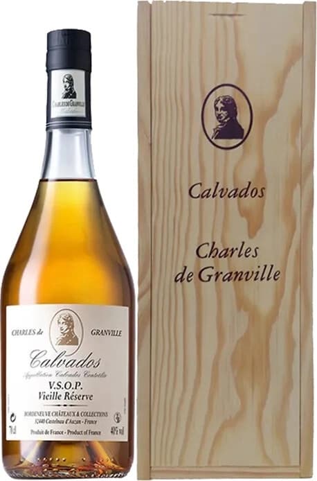 Кальвадос "Charles de Granville" VSOP Vieille Reserve, Calvados AOC, wooden box