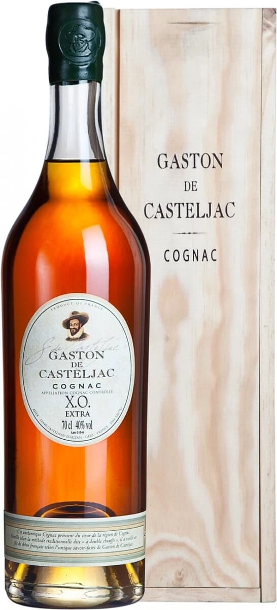 Коньяк "Gaston de Casteljac" XO Extra, Cognac AOC, wooden box