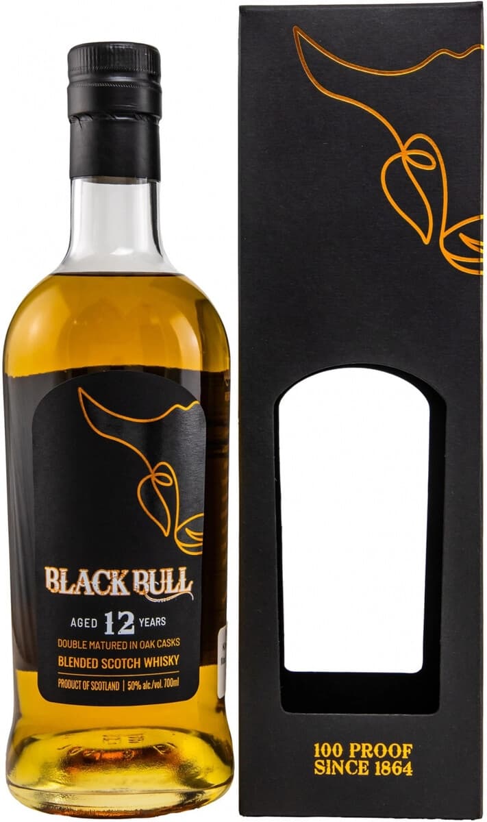 Виски "Black Bull" 12 Years Old, Blended Scotch Whisky, gift box