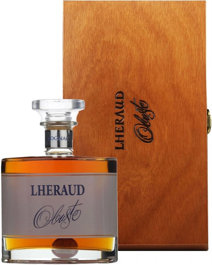 Коньяк Lheraud, "Obusto" XO, wooden box
