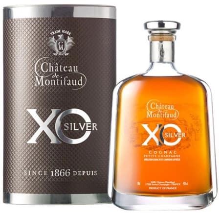 Коньяк "Chateau de Montifaud" Silver XO, Fine Petite Champagne AOC, Carafe "Attitude" and gift box