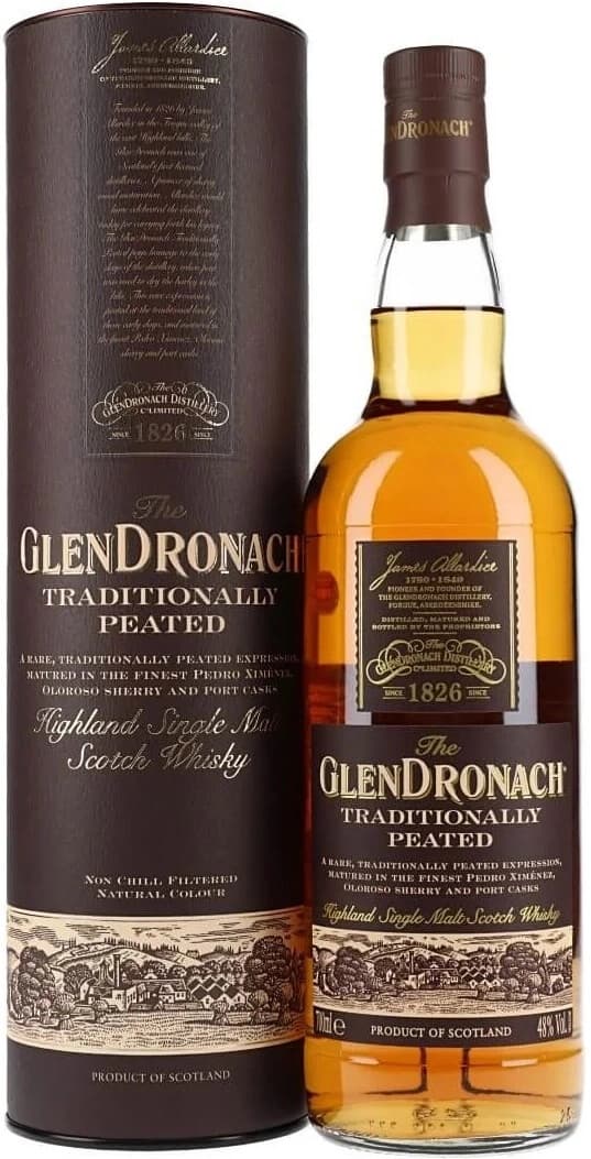 Виски "Glendronach" Traditionally Peated, in tube