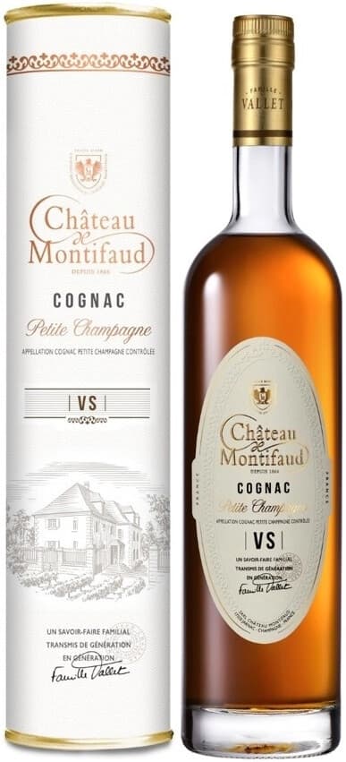 Коньяк "Chateau de Montifaud" V.S., Fine Petite Champagne AOC, in tube