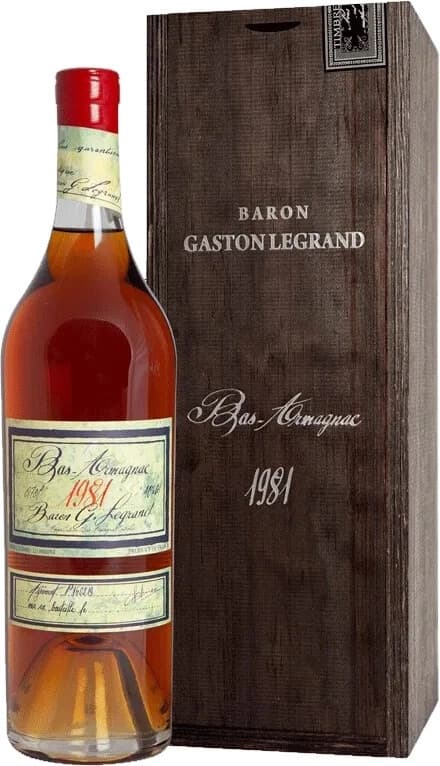Арманьяк Baron G. Legrand 1981 Bas Armagnac