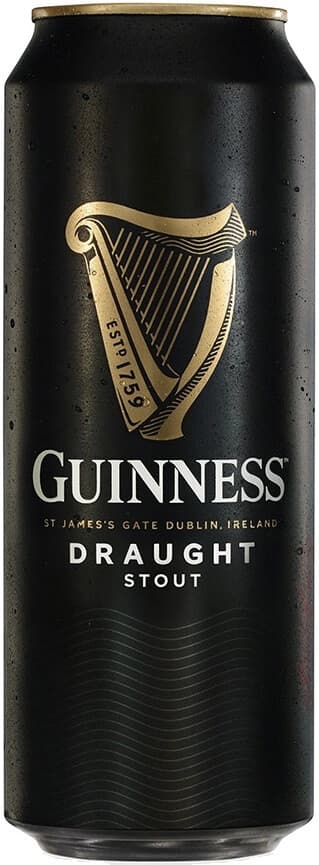 Пиво "Guinness" Draught (with nitrogen capsule), in can