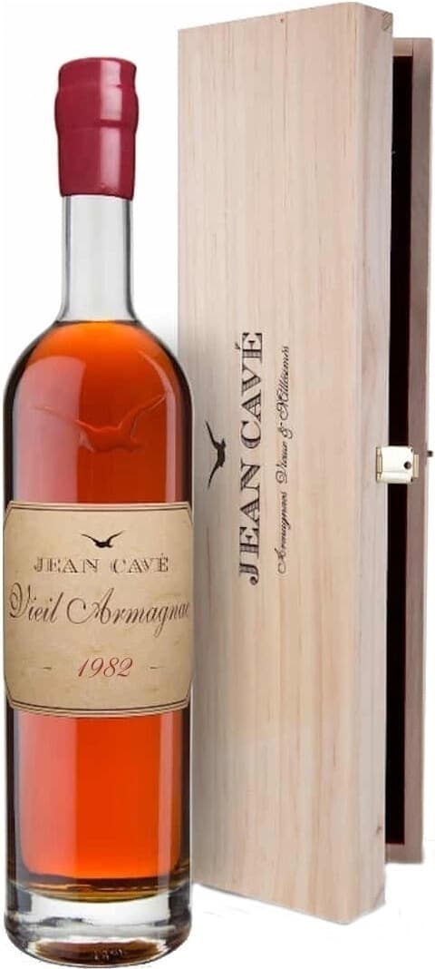 Арманьяк Jean Cave, Vieil Armagnac AOC, 1982, wooden box